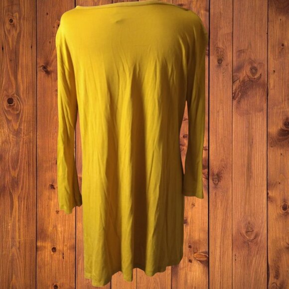 ASHLEY BLUE WOMEN'S XL 3/4 SLEEVE BLOUSE WITH NECKLACE PULLOVER BUSINESS CASUAL - Picture 6 of 6